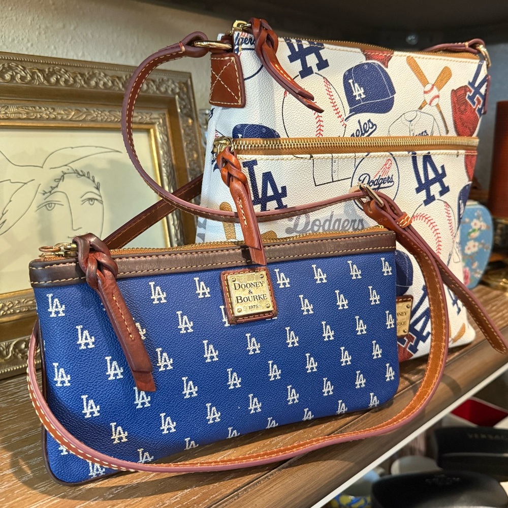 Dooney & Bourke meets MLB Los Angeles Dodgers! 2024 World Series Champs & Pouch